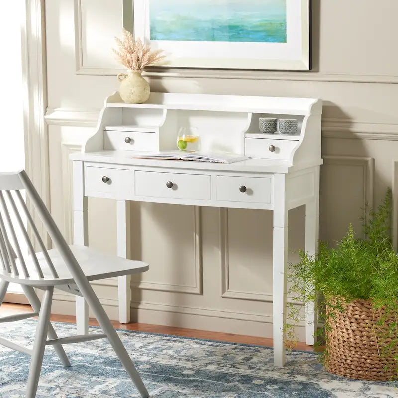 Bureau de travail avec 5 tiroirs