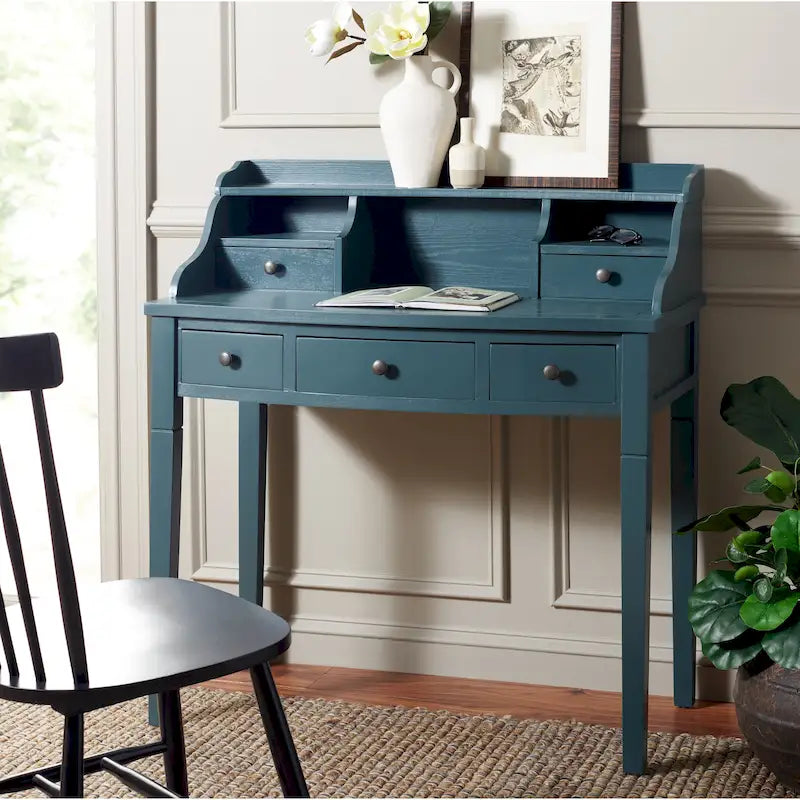 Bureau de travail avec 5 tiroirs