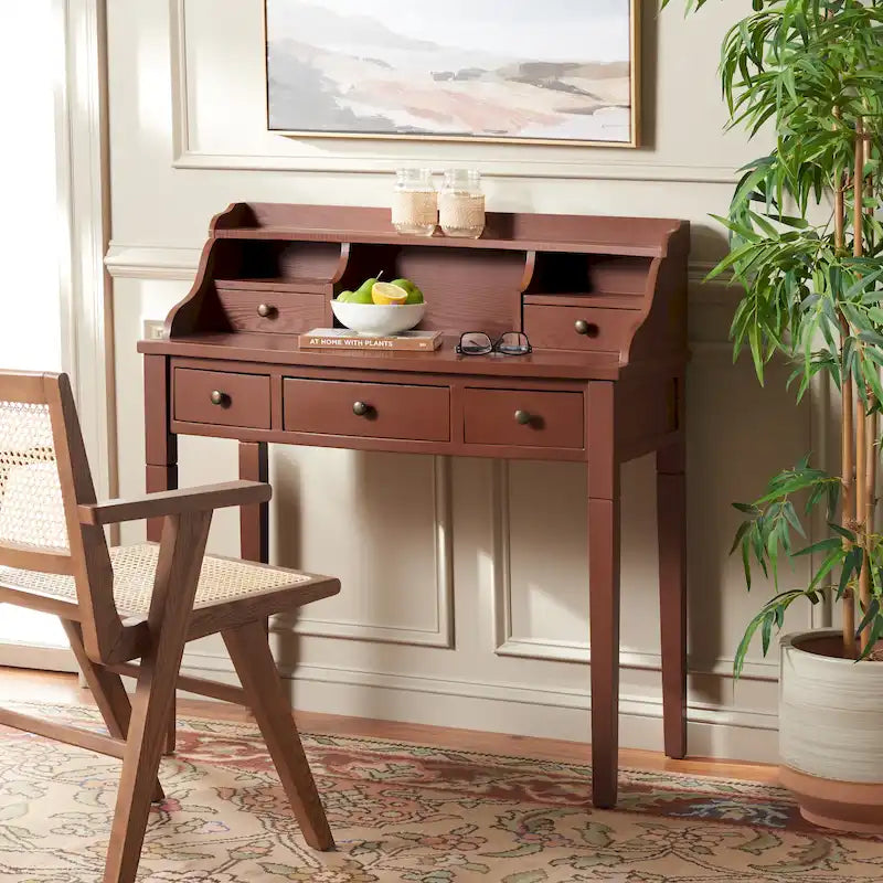Bureau de travail avec 5 tiroirs