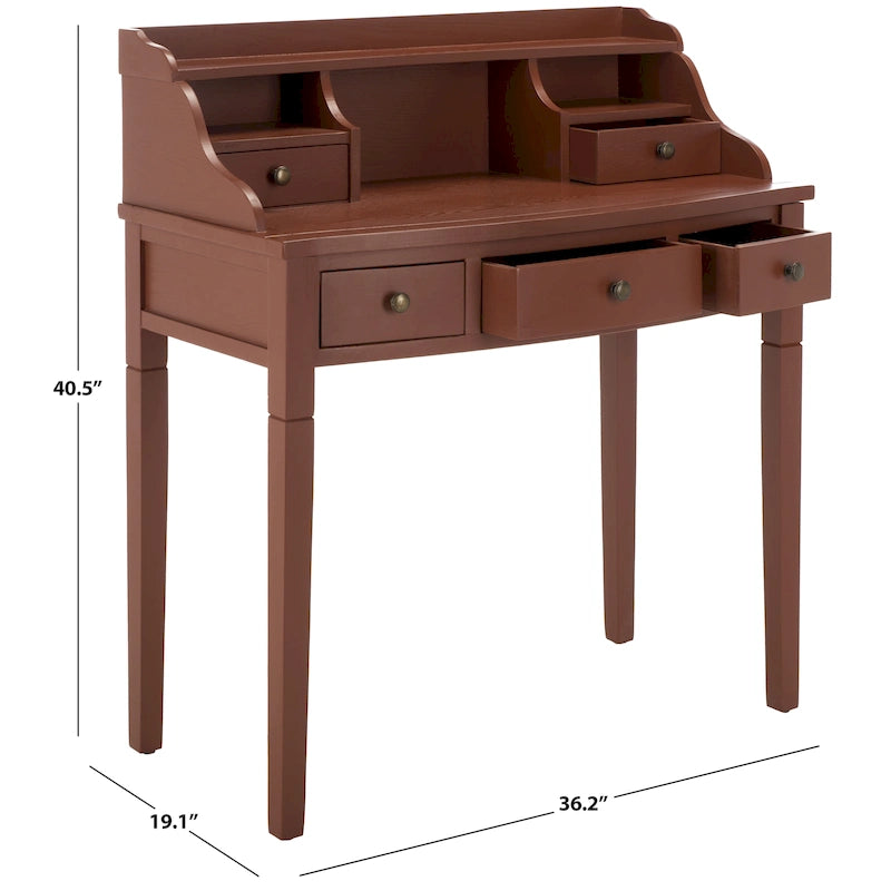 Bureau de travail avec 5 tiroirs