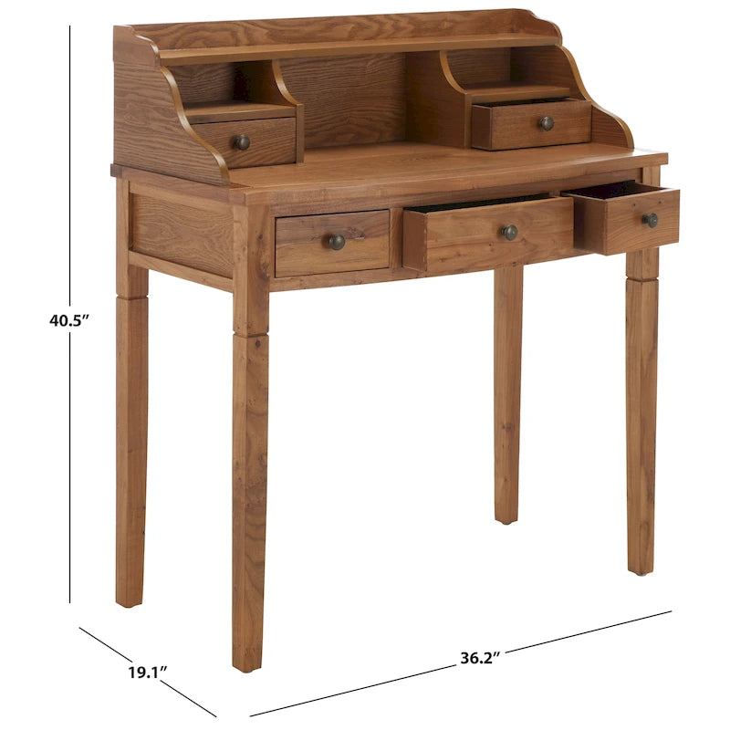 Bureau de travail avec 5 tiroirs