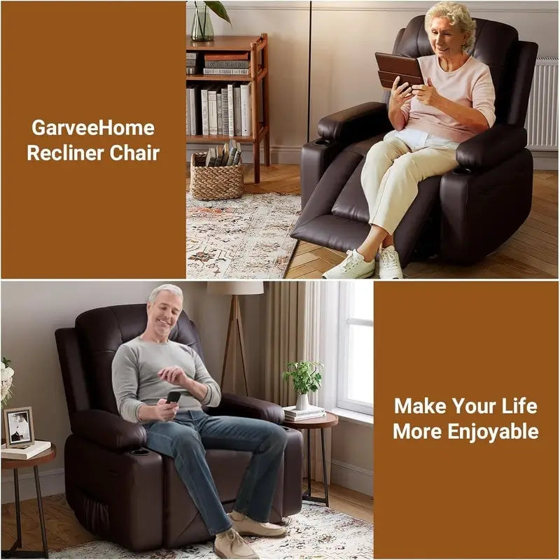 Fauteuil inclinable de massage et de levage électrique