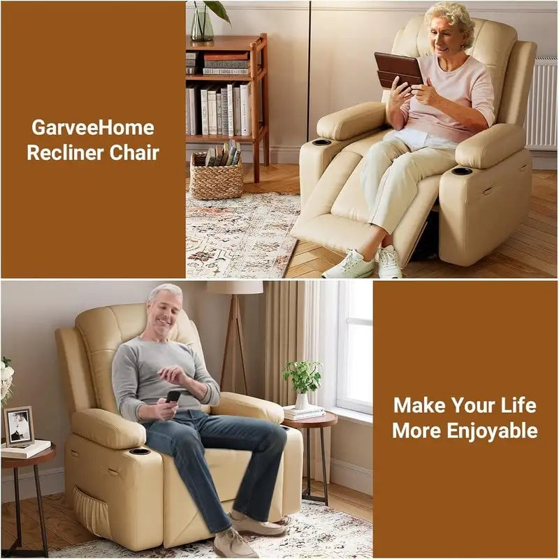 Fauteuil inclinable de massage et de levage électrique