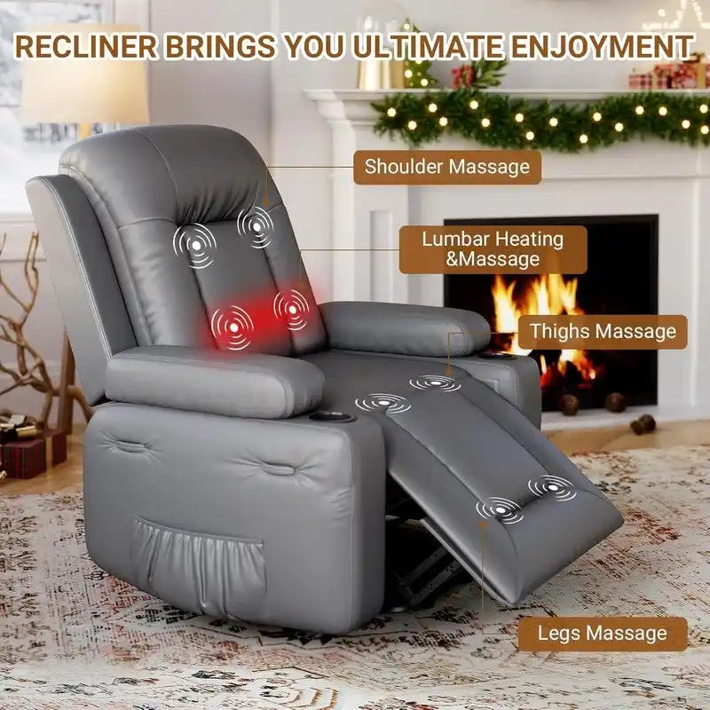 Fauteuil inclinable de massage et de levage électrique