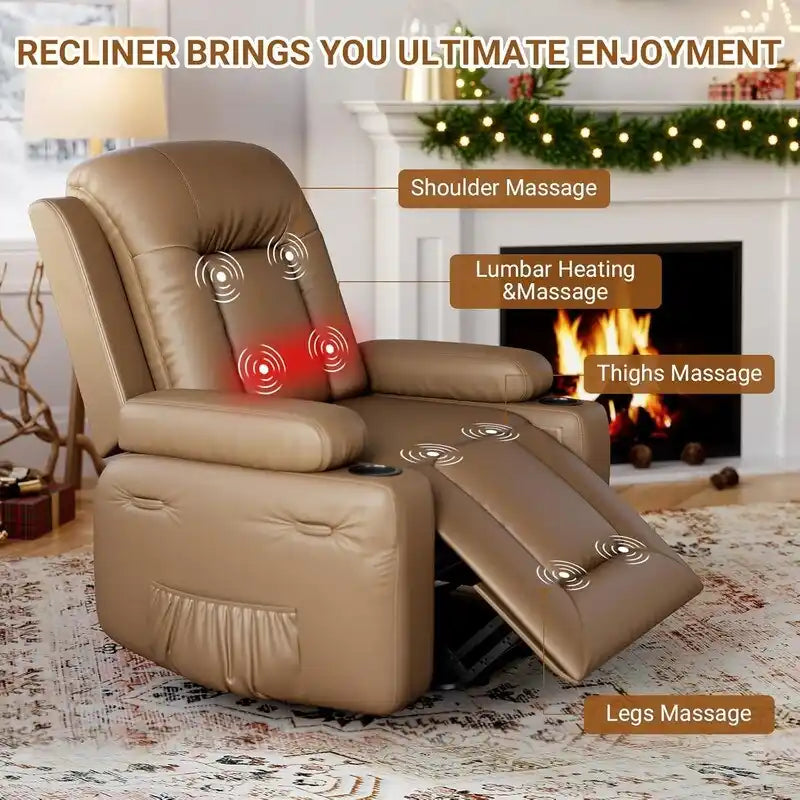 Fauteuil inclinable de massage et de levage électrique