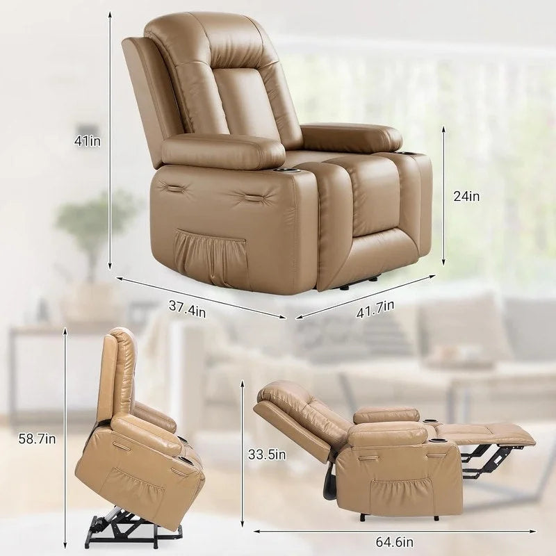 Fauteuil inclinable de massage et de levage électrique