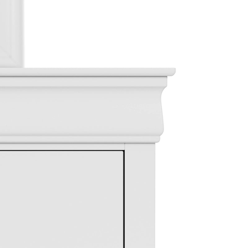 Série de commodes traditionnelles en bois massif à 6 tiroirs