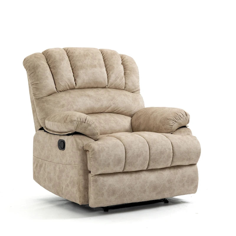 Grand fauteuil inclinable manuel rembourré