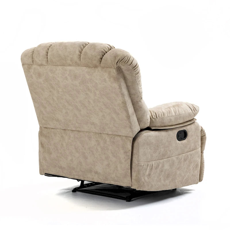 Grand fauteuil inclinable manuel rembourré