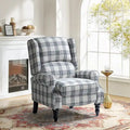 Fauteuil inclinable manuel classique en tissu avec oreilles