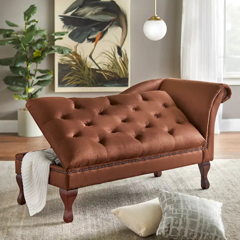 Chaise longue de rangement