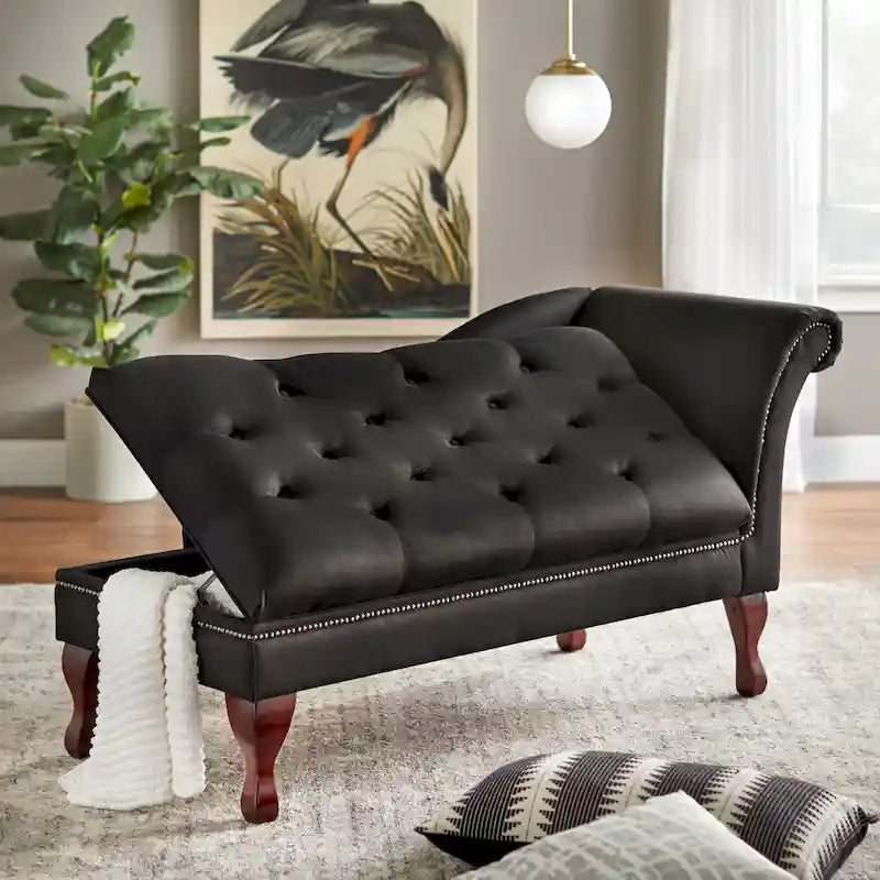 Chaise longue de rangement