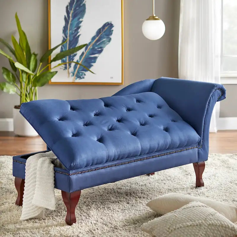 Chaise longue de rangement