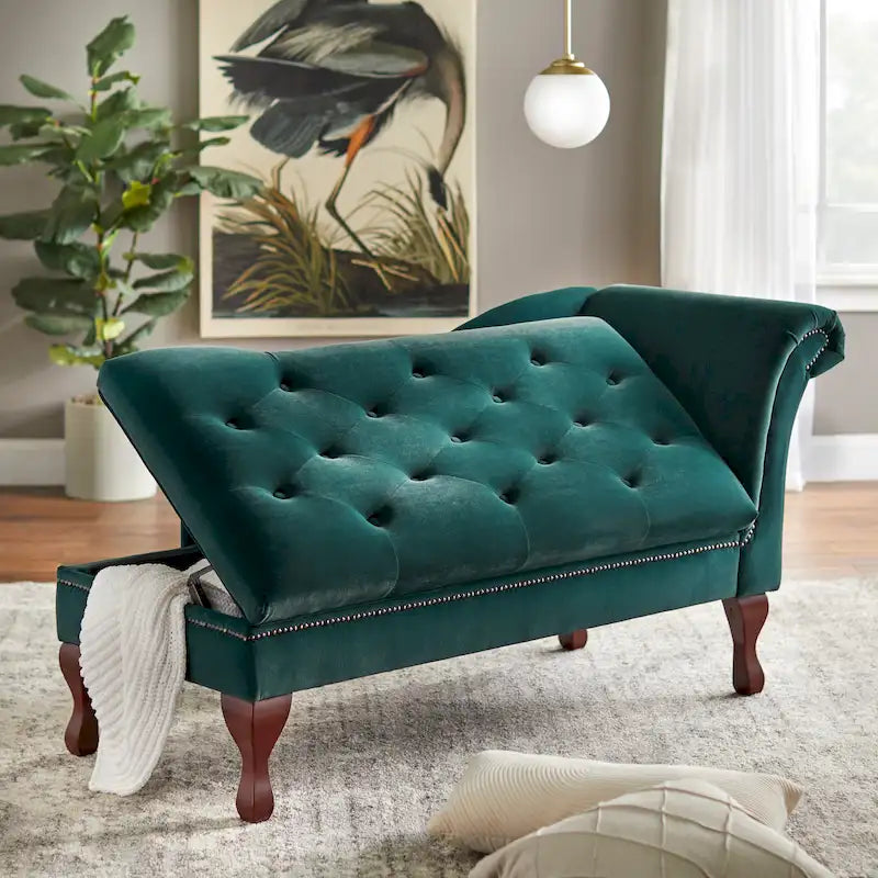 Chaise longue de rangement