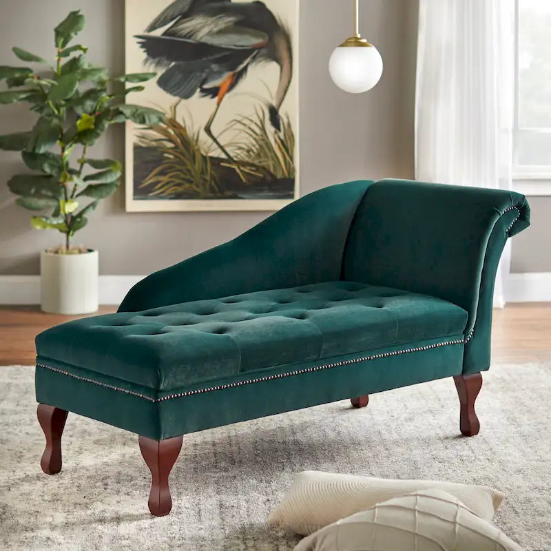 Chaise longue de rangement