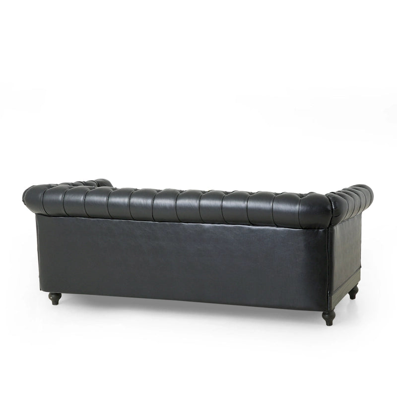 Série de canapés Chesterfield cloutés — 199,9 cm (L) x 85,1 cm (l) x 71,1 cm (H)