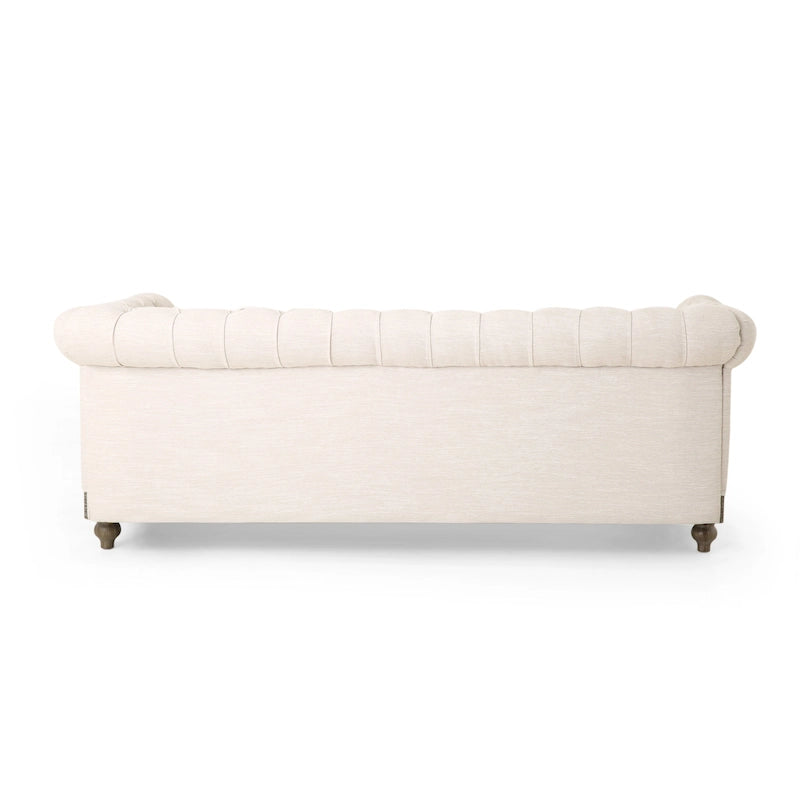 Série de canapés Chesterfield cloutés — 199,9 cm (L) x 85,1 cm (l) x 71,1 cm (H)