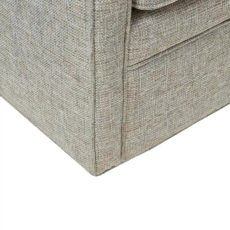 Fauteuil pivotant courbé et rembourré