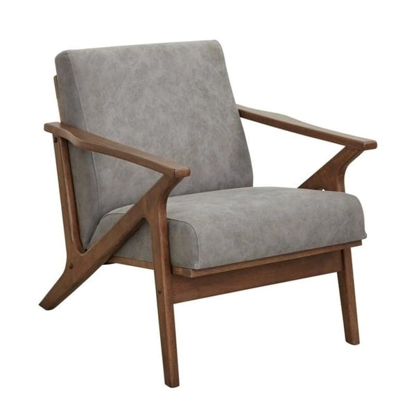 Chaise en bois massif de style Mid-Century Modern