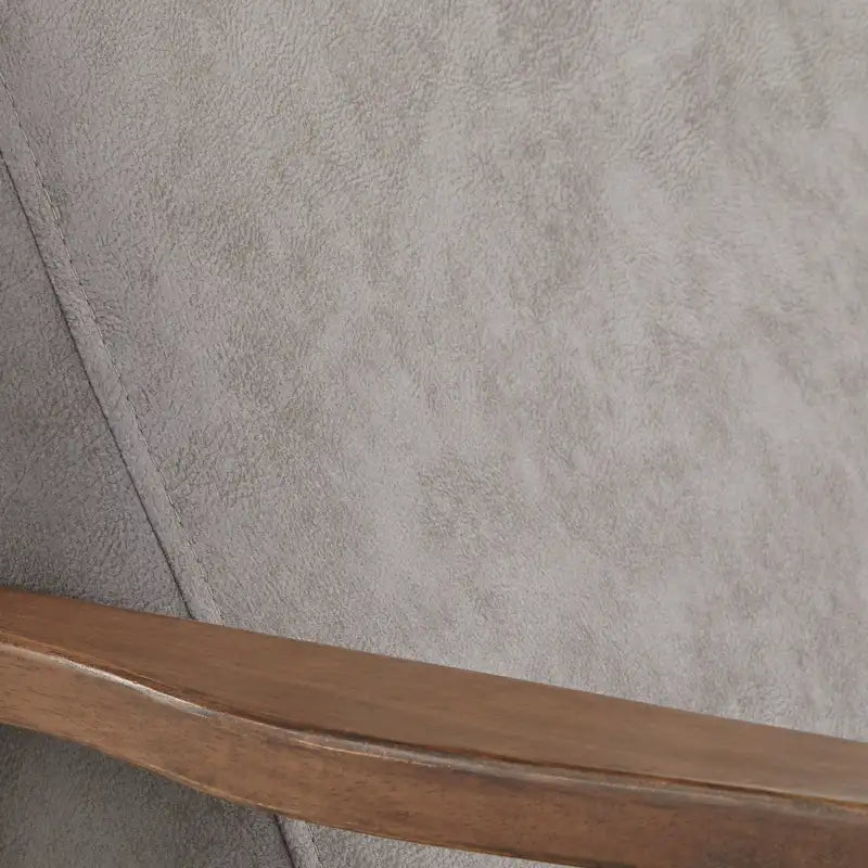 Chaise en bois massif de style Mid-Century Modern