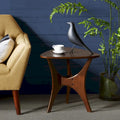 Table d'appoint triangulaire en bois