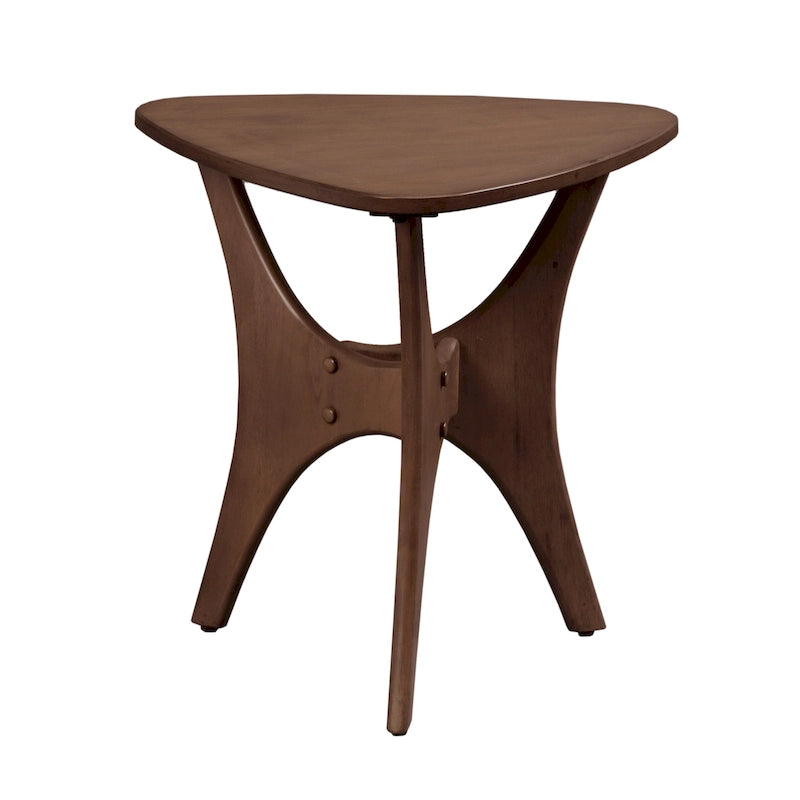 Table d'appoint triangulaire en bois