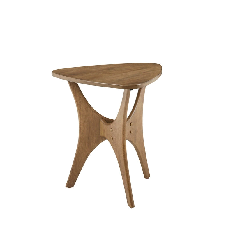 Table d'appoint triangulaire en bois