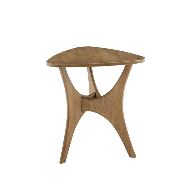 Table d'appoint triangulaire en bois