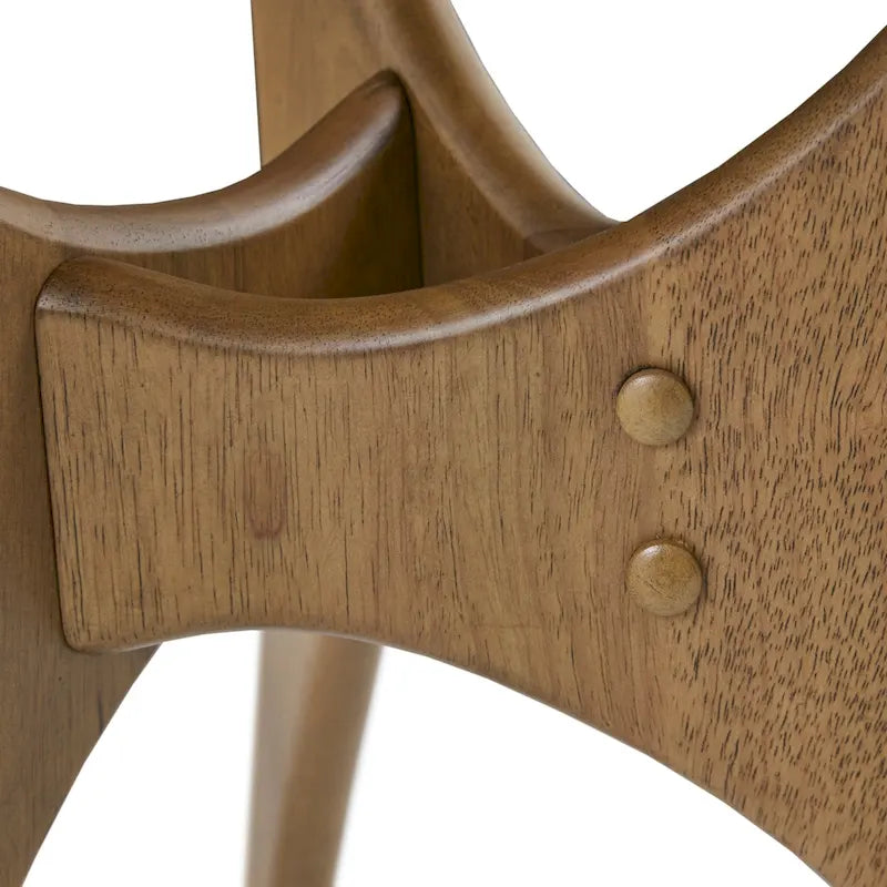 Table d'appoint triangulaire en bois