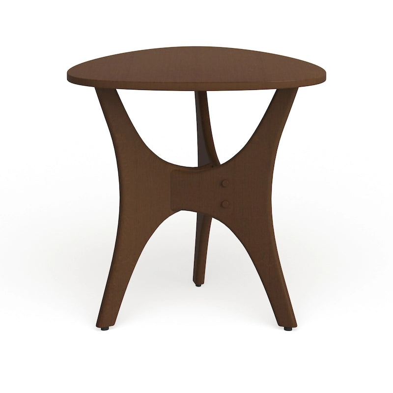 Table d'appoint triangulaire en bois