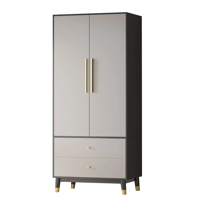 70.9H Armoires et Penderies Deux Tiroirs Rangement Suspendu Placard