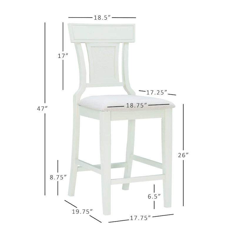 Tabouret de bar en rotin tressé de style rustique