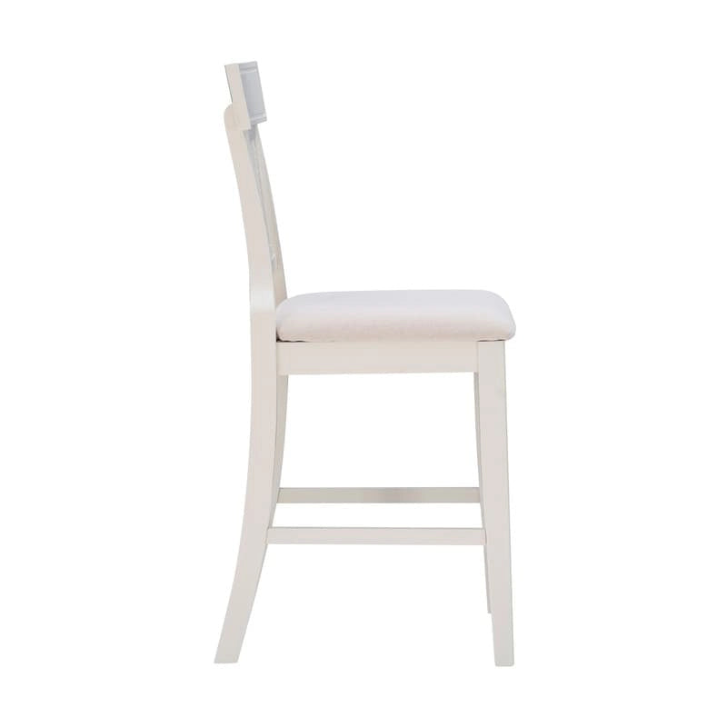 Tabouret de bar en rotin tressé de style rustique