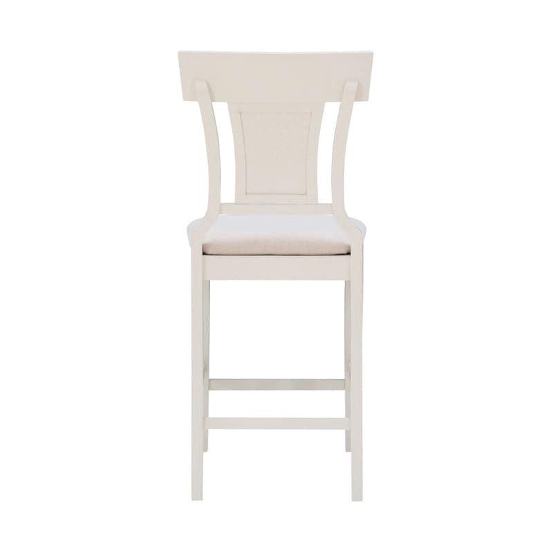 Tabouret de bar en rotin tressé de style rustique