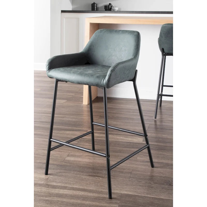 Tabourets de bar style industriel (lot de 2)