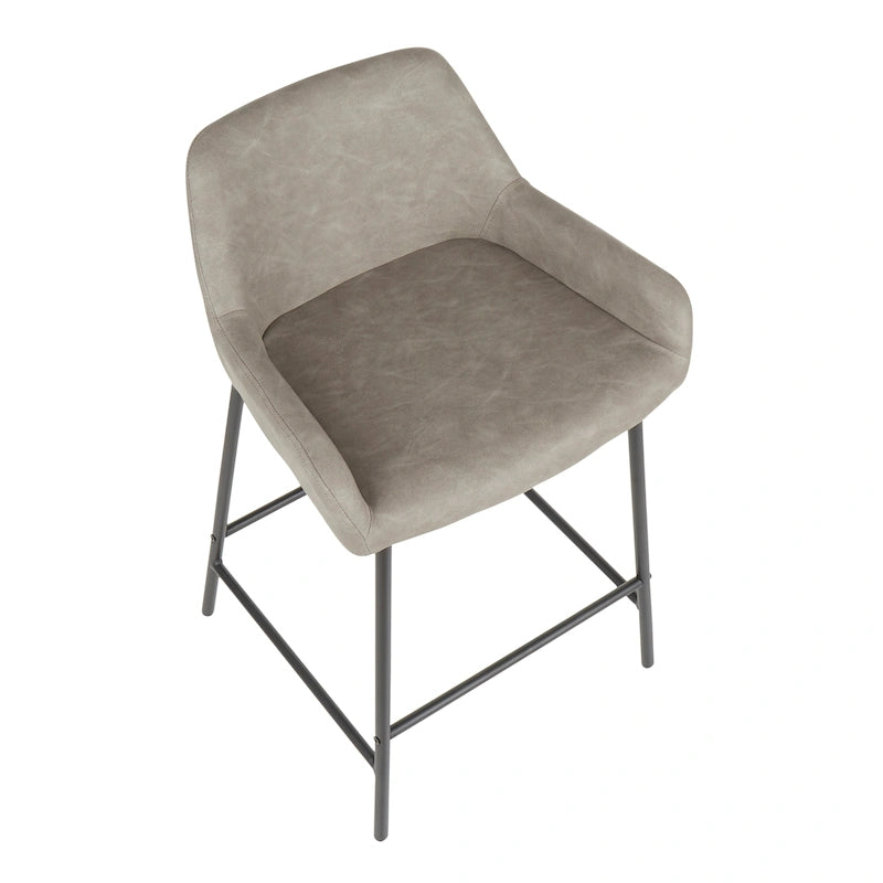 Tabourets de bar style industriel (lot de 2)