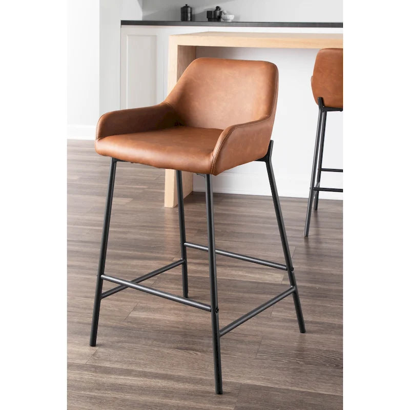 Tabourets de bar style industriel (lot de 2)