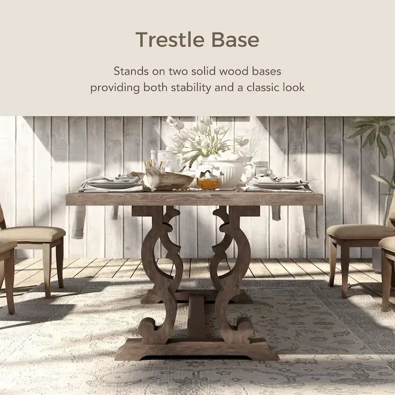 Table à manger extensible en bois massif