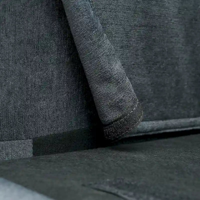 Canapé 3 places en mousse — Comprend des coussins décoratifs et un pouf, convient au salon