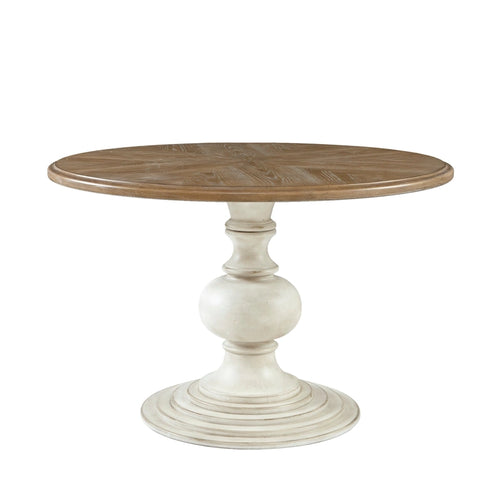 Table à manger à base ronde de 46 pouces