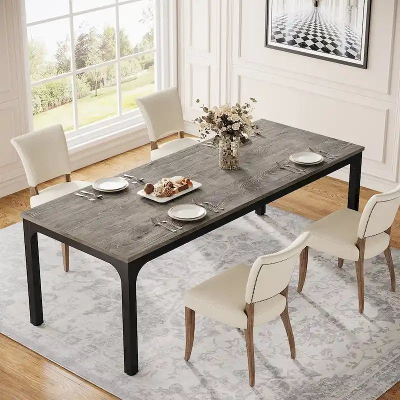 Table de salle à manger rectangulaire