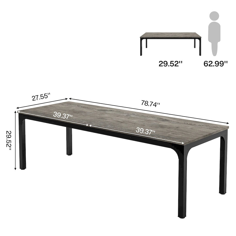 Table de salle à manger rectangulaire