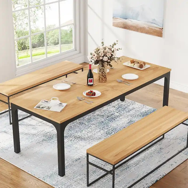 Table de salle à manger rectangulaire