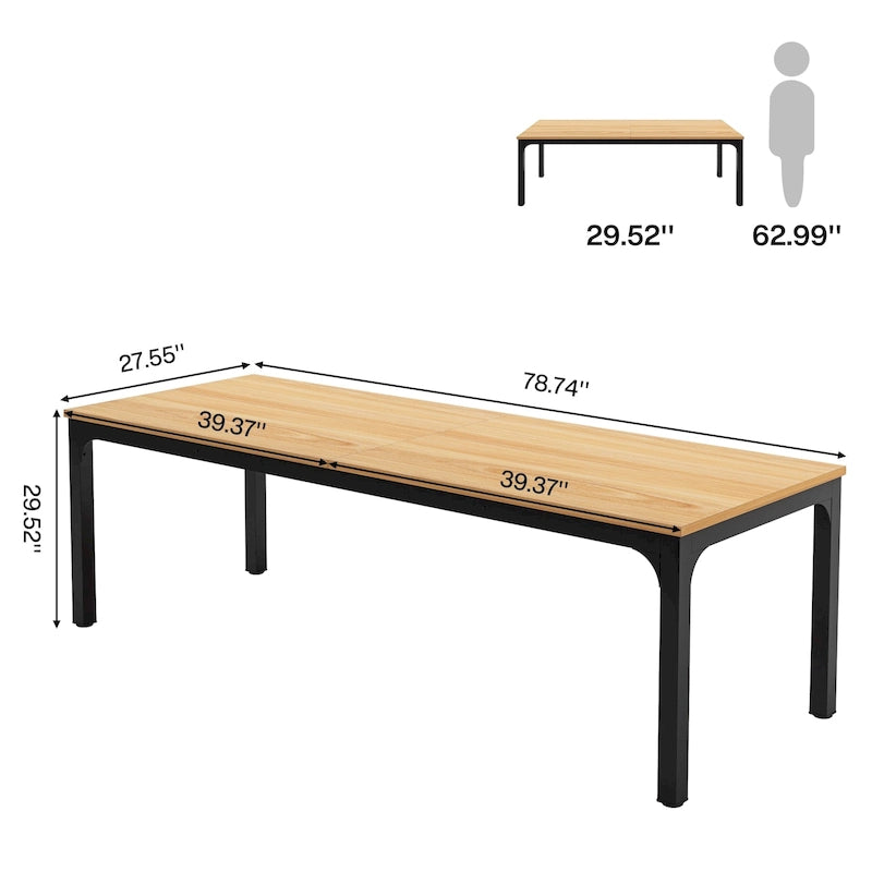 Table de salle à manger rectangulaire