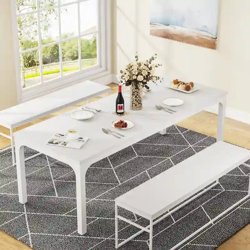 Table de salle à manger rectangulaire