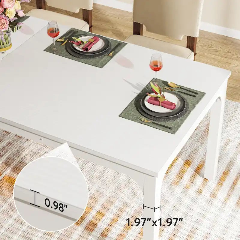 Table de salle à manger rectangulaire