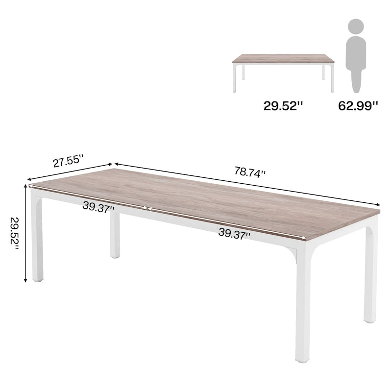 Table de salle à manger rectangulaire