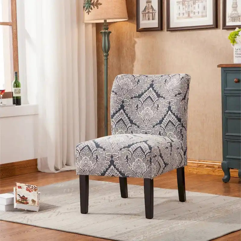 Série de chaises de loisir sans accoudoirs, tapissées en tissu doux