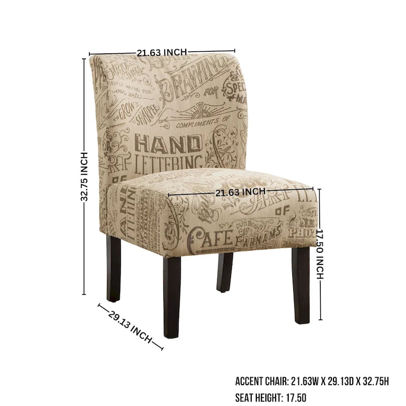 Série de chaises de loisir sans accoudoirs, tapissées en tissu doux