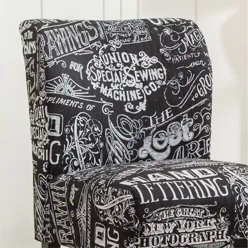Série de chaises de loisir sans accoudoirs, tapissées en tissu doux